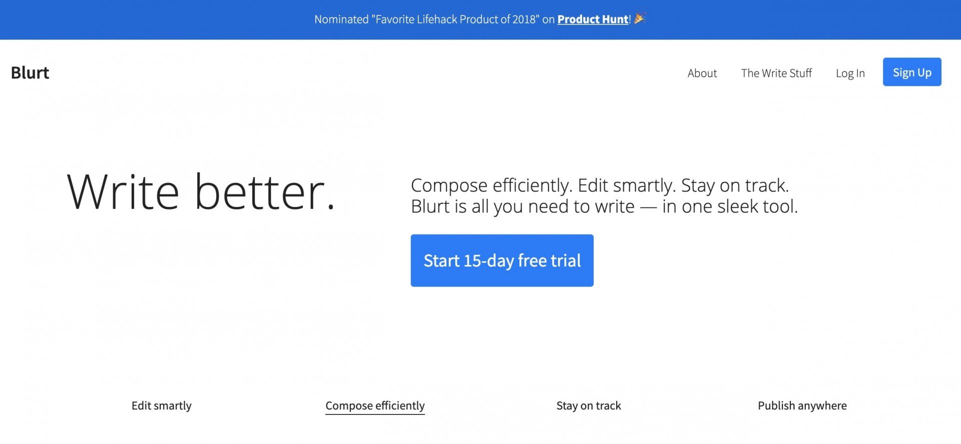 blurt
